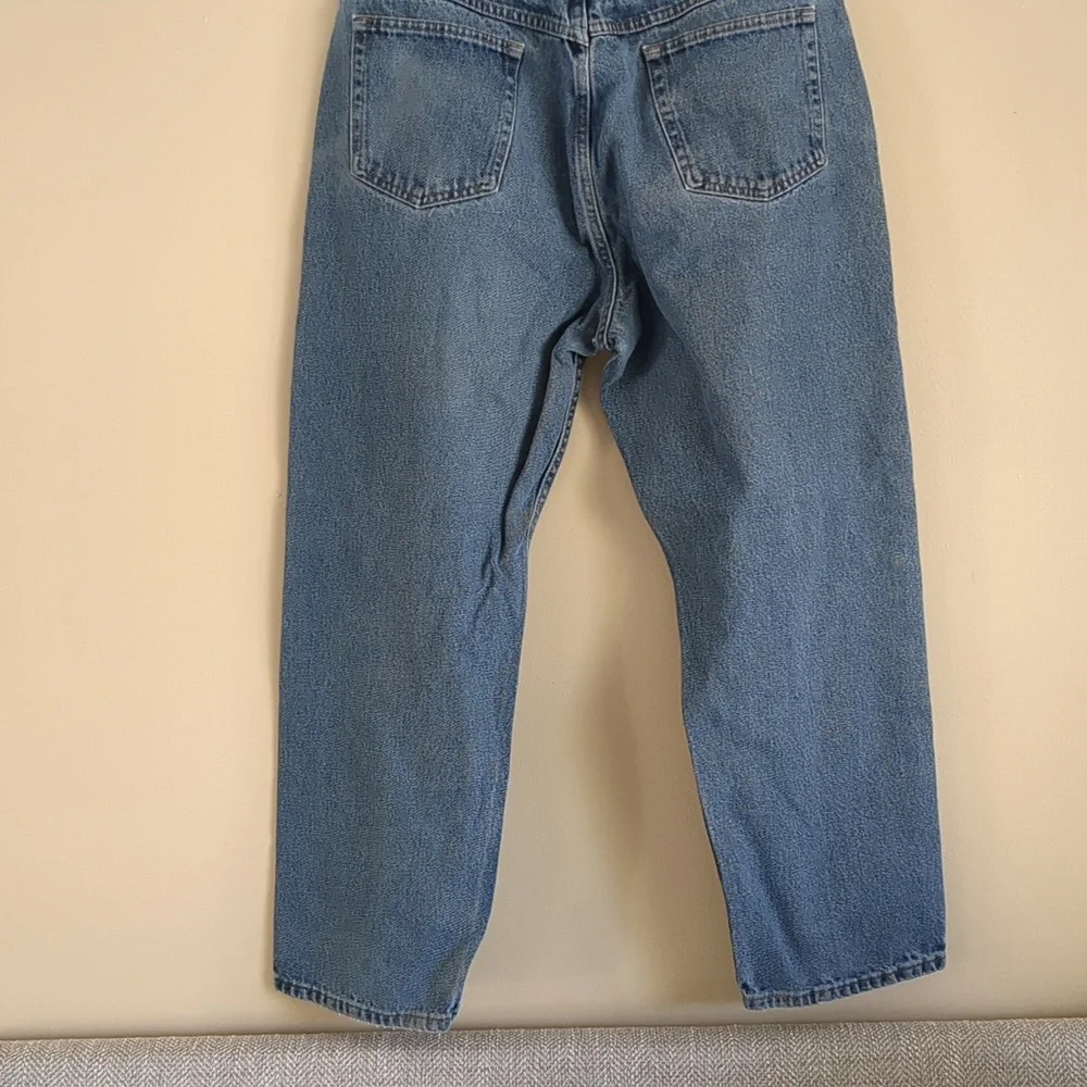 40x30 Wrangler Relaxed Fit Denim Blue Jeans Work Casual Quality 100% Cotton